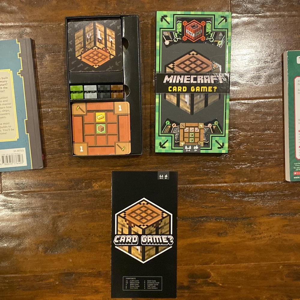 Minecraft Bundle 2 Books & 1 Card Game - Picture 8 of 8